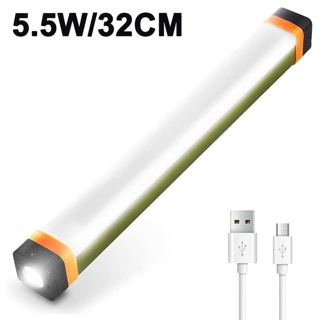 Lanterne de Camping, Lampe de Camping Rechargeable USB, Lampe Torche de Camping Multifonctionnelle, Banque d'Alimentation Magnétique Suspendue Étanche Portable pour la Randonnée, l'Éclairage de la Maison, la Pêche de Nuit en Plein Air