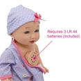 thumbnail image 3 of Little Darlings: 12" Talking Playtime Doll - Purple, Pink, Giraffe - Baby Says 6 Different Phrases, Accessories, New Adventures, Toddler & Kids Age 2+, 3 of 7