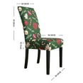thumbnail image 2 of CNKOO Christmas Chair Covers  Stretch  Chair Slipcovers Protector  Washable Kitchen Chair Cover for Dining Room Christmas Decor Holiday Party Red, 2 of 6