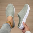 thumbnail image 3 of Rokment Women's Men's Mules Sneakers Wide Width Slip on Walking Shoes Breathable Comfortable Mesh Backless Closed Toe Sandals Summer Fall Light Green Size 8, 3 of 7