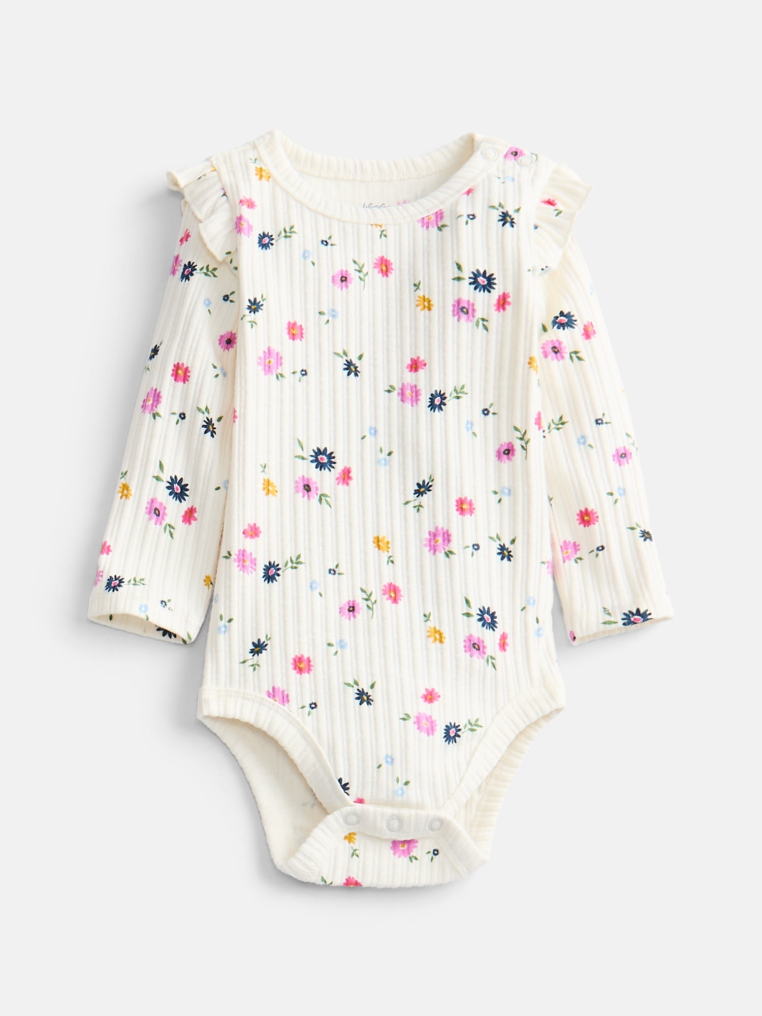 Wonder Nation Baby Girls Mix and Match Outfit Set, 6 Piece, Sizes 0-24 Months