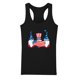 thumbnail image 5 of Cuello redondo para mujer Día de la Independencia Impresión Sin mangas Casual Chaleco suelto Tops Fridja gh39, 5 of 5