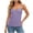 ZA-Purple-camisole tops for women, variant on Yourumao Eyelet Camisole Tops for Women V Neck Adjustable Spaghetti Straps Tank Top Sleeveless Loose Casual Tunics for Summer Dailywear
