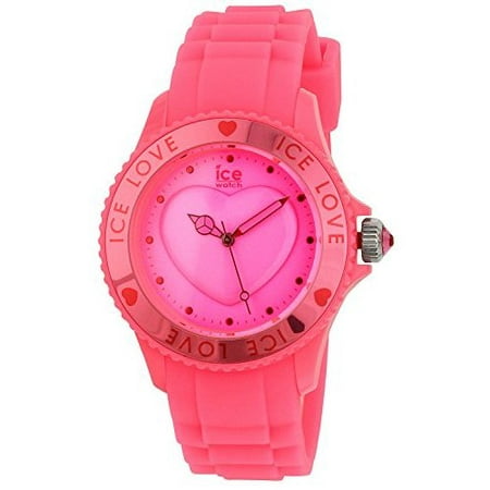 Ice-Watch Women's Ice-Love LO. PK.U.S.10 Pink Plastic Quartz Watch