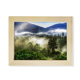 thumbnail image 1 of Niebla ciencias forestales paisajes naturaleza Escritorio de madera Arte Pintura 6x8 pulgadas marco de foto foto, 1 of 4