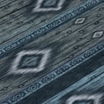 thumbnail image 2 of Dalyn Rugs Machine Washable Indoor/Outdoor Chantille Teal 9' x 12' Rug, 2 of 9