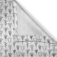 thumbnail image 5 of Ambesonne Tree Grommet Curtain, Doodle Sketch Style Stars, 50" x 72", Black Grey Red, 5 of 6