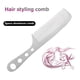 thumbnail image 1 of Peine antiestático de aluminio espacial Peluquería Cepillo para el cabello Peine para cortar el cabello, 1 of 5