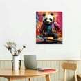 thumbnail image 3 of COMIO Graffiti Wall Art Panda Painting Pop Art Nursery Wall Decor Ready to Hang, 3 of 5