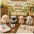 thumbnail image 6 of Tiny 3D Beaded Animal DIY Kit – Beginner Friendly Handmade Bead Art Set, Cute Mini Animal Decor Gift for Craft Lovers Sheep, 6 of 6