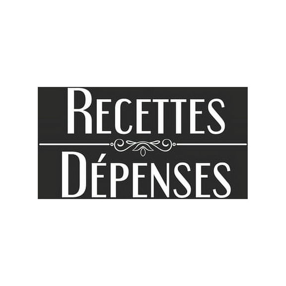 RECETTES DPENSES: Registre comptable simplifi | 100 pages | A4 French Edition Paperback 1701592088 9781701592087 Subcompta Editions