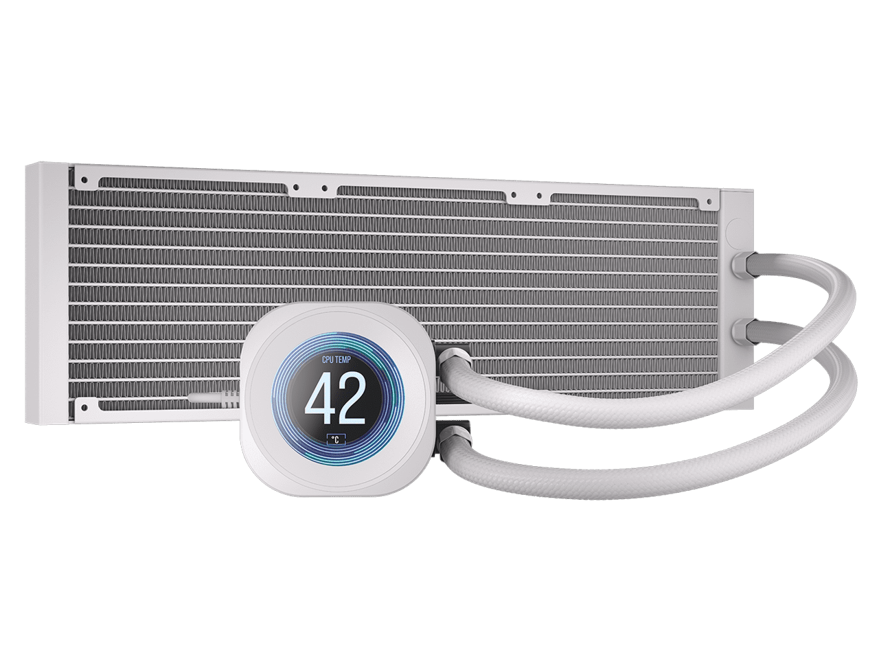 CORSAIR NAUTILUS 360 RS LCD Liquid CPU Cooler – 2.1" IPS LCD Screen  – RS120 Fans – 360mm Radiator – Fits Intel® LGA 1851/1700, AMD®  AM5/AM4 – Simple Daisy-Chain Connections