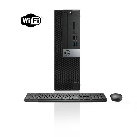 CPU Dell Optiplex SFF de Alto Rendimiento Core i5 de 6ta Gen 32GB de RAM 480GB SSD Teclado y Mouse Wifi Windows 10