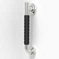 thumbnail image 6 of Ameriluck Bath Safety Grab Bar, Asymmetrical Design With Anti-slip Soft Grip, Stainless Steel Ada Compliant 500lbs Support (brushed Nickel, 12in), 6 of 8