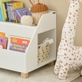 thumbnail image 4 of SoBuy KMB54-W Bibliothèque de Rangement pour Enfants, Étagère à Jouets avec 3 Compartiments de Rangement, Blanc, 4 of 7