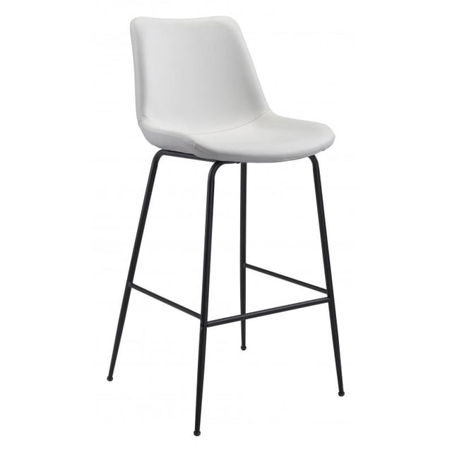Banco de Bar Kessa Muebles Byron Blanco