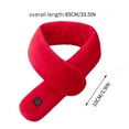 thumbnail image 3 of Leodye 1PCS USB Heated Scarf - Winter Neck Protection Warm Scarf for Christmas & Daily Use -33.5*3.9IN, 3 of 5
