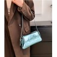 thumbnail image 2 of Female Underarm Shoulder Bag, Glossy Color Handbag PU Small Hobo Purse, 2 of 7