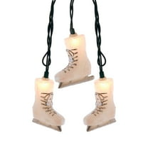 Kurt Adler UL 10-Light Ice Skate Boots Light Set