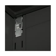 Seville Classics UltraHD 2-Piece Heavy Duty Mega Solid Steel Metal 2-Door Lockable Stacker Wall Storage Cabinet Set Organizer for Garage, Office, Classroom, 36 W x 18 D x 90.5 H, Graphite