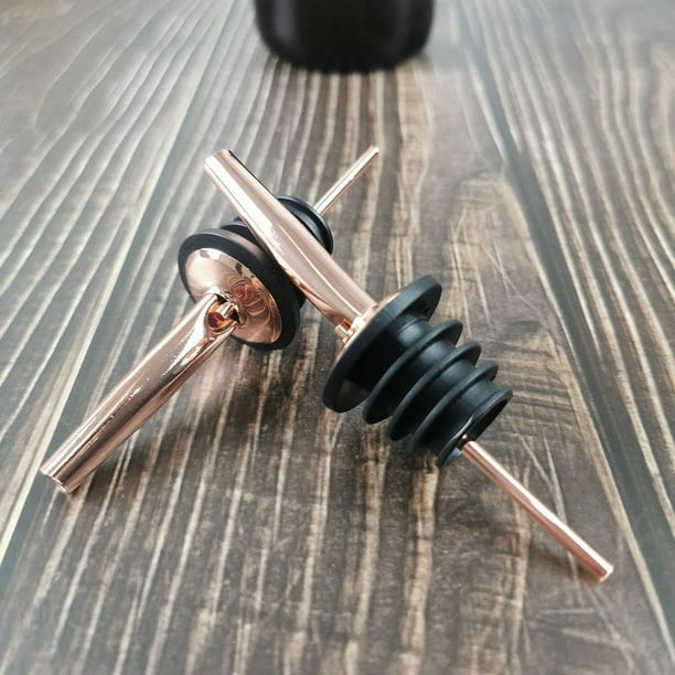 Vertedor de vino de acero inoxidable, tapón para vino, coctelera, dispensador de vino