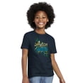thumbnail image 3 of Disability Awareness Autism 5k Run Crewneck T Shirts Boy Girl Teen Brisco Brands XS, 3 of 6