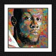 thumbnail image 2 of Stephen Chambers 15x15 Black Ornate Wood Framed With Double Matting Wall Art Titled - Stormzy, 2 of 6