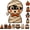 d, variant on Vintage Halloween Wooden Character Tabletop Decor, Retro Pumpkin Witch Cat Ghost Owl Figurines, Playful Spooky Wooden Signs for Mantel Tiered Tray Autumn Spooky Holiday Home Display (b)