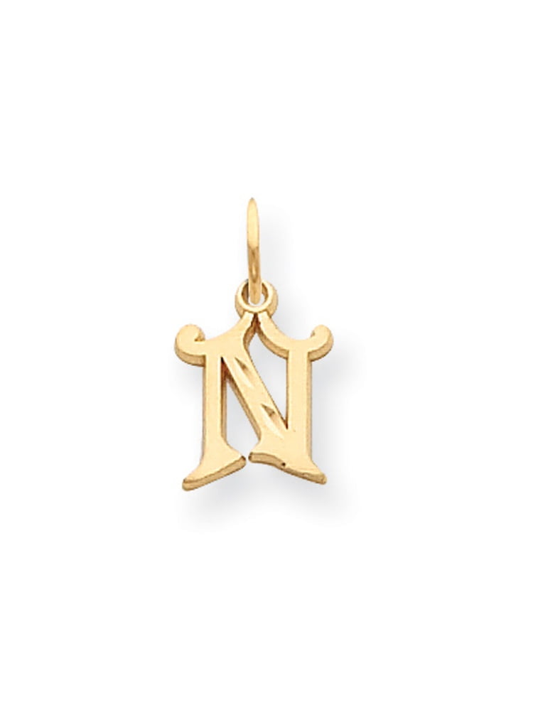 20mm x 17mm Mia Diamonds 14k Yellow Gold I Love Music Charm