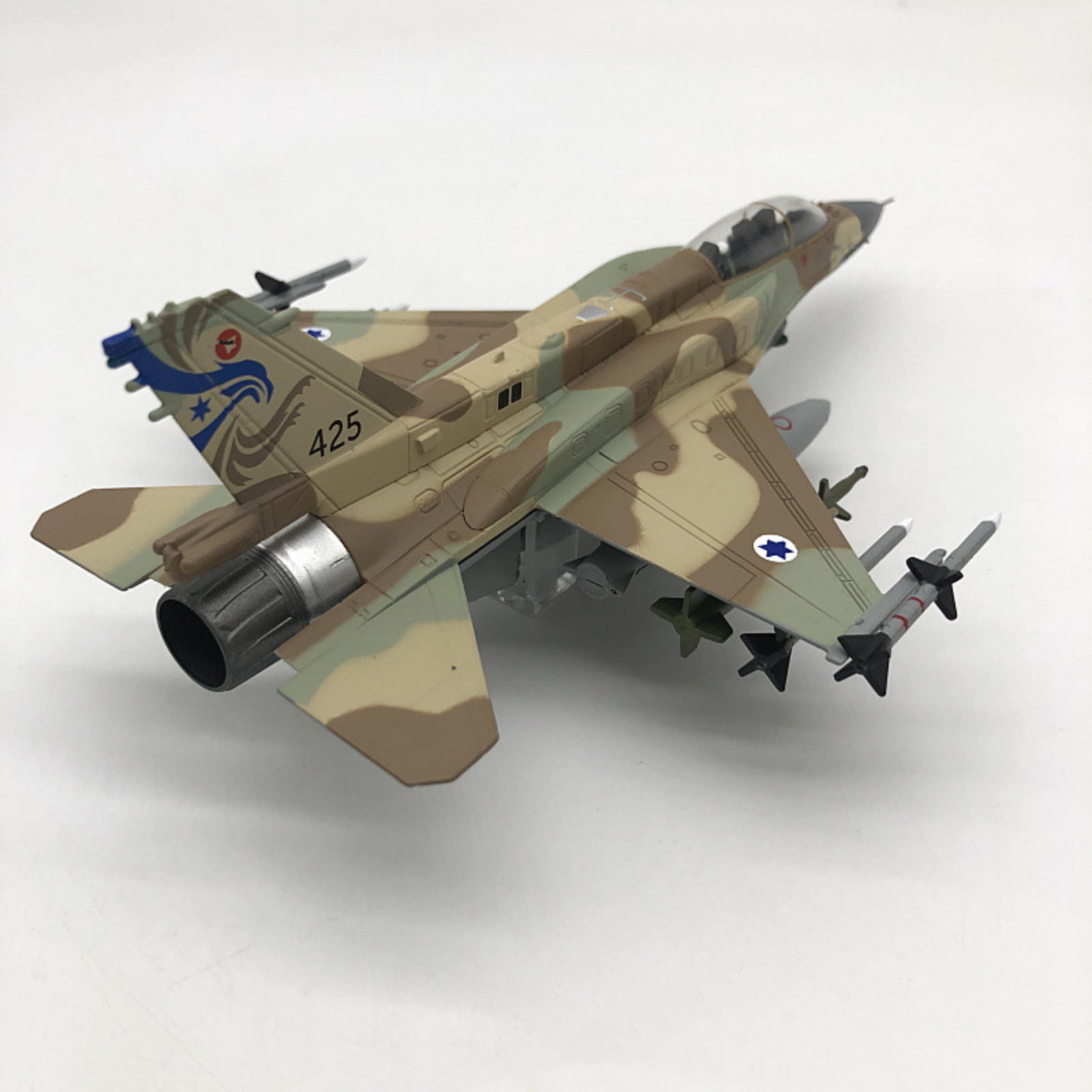 Israeli Air Force F-16I Fighter Model Airplane for Aviation Collection 1:72 Scale Diecast Alloy for Desk Decor