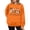 Orange, variant on Womens Crew Neck Sweatshirts Spooky Goose Graphic Print Pullover Top Halloween Vintage Streetwear Fall Spring Outfits Black L
