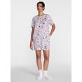 thumbnail image 3 of Joyspun Women’s Dreamy Soft Collection Short Sleeve Sleep Shirt, Sizes S/M to 2X/3X, 3 of 6