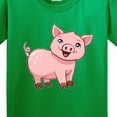 thumbnail image 4 of Inktastic Cute Pig Youth T-Shirt, 4 of 5