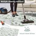 thumbnail image 5 of Green Leaves Outdoor Rug 3x5 Ft - Reversible Patio Rug Outdoor Camping Rugs, Summer Botanical Watercolor Pastoral Washable Indoor Outdoor Area Rugs, Non-Slip Outdoor Carpet Runner for Deck/Porch, 5 of 8