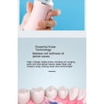thumbnail image 4 of Irrigador bucal dental Rotación de 360° Modos de irrigador inalámbrico IPX7 Resistente al agua 4 puntas de chorro Limpiador de dientes con recogida de agua Carga USB para el hogar y los viaj, 4 of 5