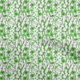 thumbnail image 1 of oneOone Polyester Spandex Light Green Fabric Kids Floral Craft Projects Decor Fabric Printed By The Yard 56 Inch Wide, 1 of 4