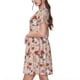 thumbnail image 2 of Disketp Christmas Gnomes Santa Claus para Vestido de Manga Corta para Mujeres, Vestidos de Verano para Mujeres, Casual y Holgado para la Playa, 2 of 6