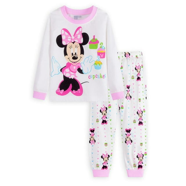 Ensembles de Vêtements pour Enfants Printemps Automne Vêtements de Nuit Vêtements Enfants Collection Mickey Ensemble de Pyjamas Filles Pijamas Minnie Pyjamas