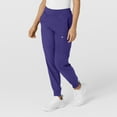 thumbnail image 4 of Wink W123 Women's Comfort Waist Cargo Jogger Scrub Pant, Grape, 2X Womens, 4 of 6