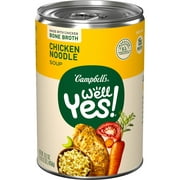 Campbell's Well Yes! Chicken Noodle Soup with Bone Broth, 16.2 Oz Can
