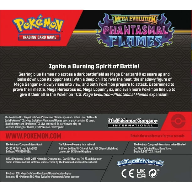 Pokémon - Trading Card Game: Mega Evolution - Phantasmal Flames