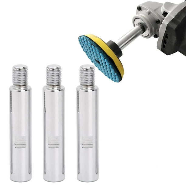Extensión de amoladora Adaptador de Eje Accesorios de material acero Alargar profesion sin costuras para pulidora rotativa de automóviles BLESIY Varilla de amoladora angular