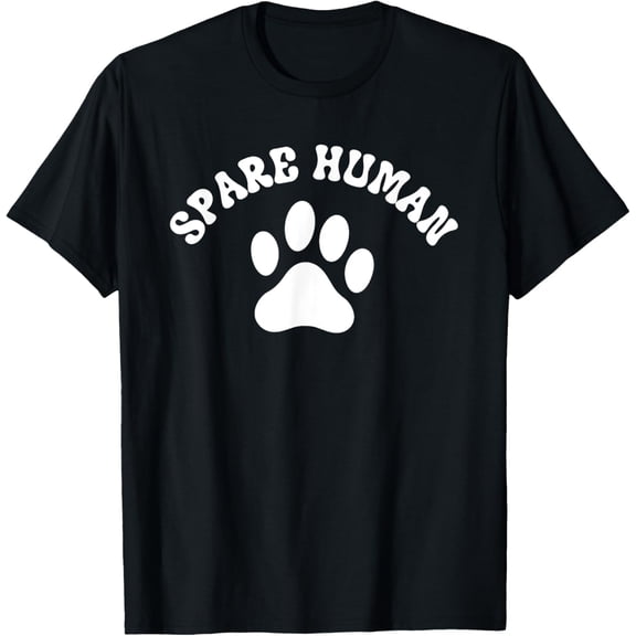 men and women can wear,Spare Human Paw Print | Dog & Cat Fun | Animal Rescue Gift T-Shirt
