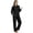 Black, variant on REDESS Womens Pajama Sets, 2 Piece Long Sleeve Lounge Sets Comfy Sleepwear Pajamas for Women Button Up Soft Pjs