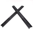 thumbnail image 2 of Slide Rail Drawer Slide Cabinet Runner Ball Bearing Slider Cupboard Slide 1 Pair 18 Inch Ball Bearing Cabinet Drawer Slider Runner Steel Slide RailsBlack, 2 of 8
