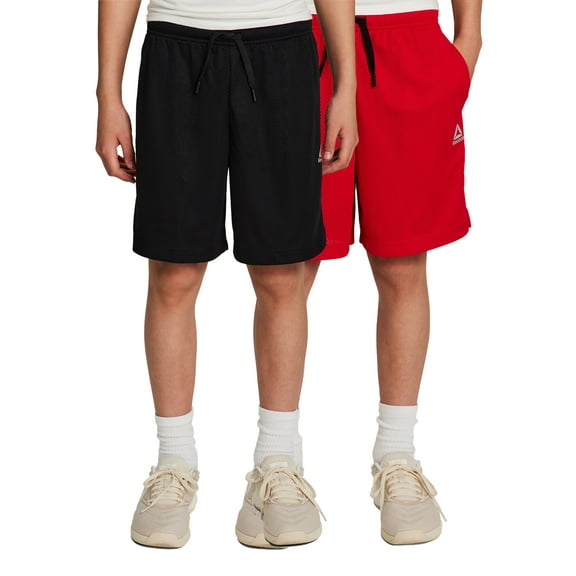 Reebok Boy's Athletic 2-Pack Mesh Short, Sizes 4-18