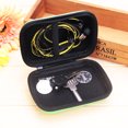 thumbnail image 3 of Mini caja cuadrada de EVA para auriculares, caja de almacenamiento de cables para auriculares compatible con Bluetooth, 3 of 9