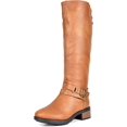 thumbnail image 1 of Botas Altas de Montar para Mujer DREAM PAIRS Camel Talla 8, 1 of 8