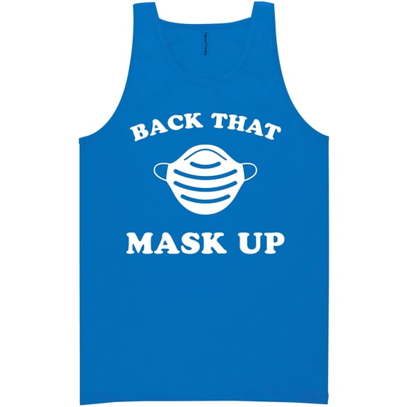 Back That Mask Up Neon Tank Top