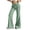 23# Mint Green, variant on Flare Wide Leg Sweatpants Women Drawstring High Waist Bell Bottom Y2k Casual Flowy Yoga Pants with Pockets Hot Pink L